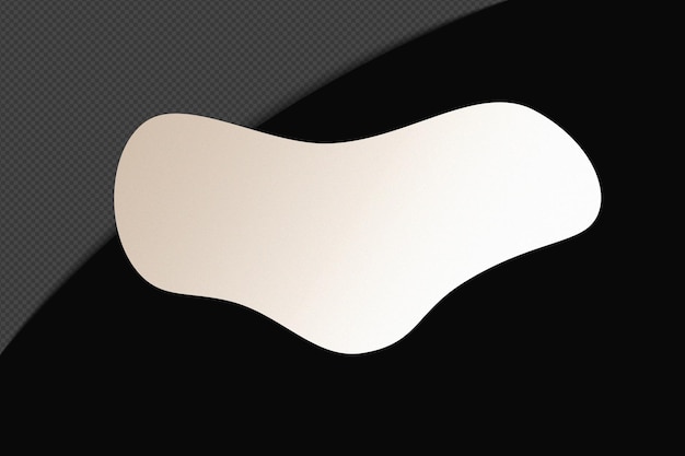 Abstract Form durchsichtig Gradient Element mit ruhig weichem Weiß Farbvorlage psd png Design