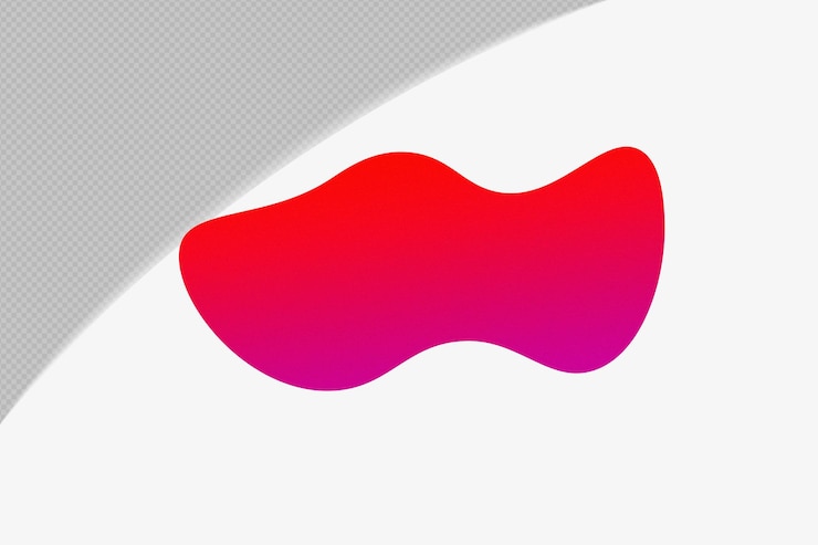 PSD abstract form durchsichtiges körniges gradientenelement mit roter farbe vorlage psd png design