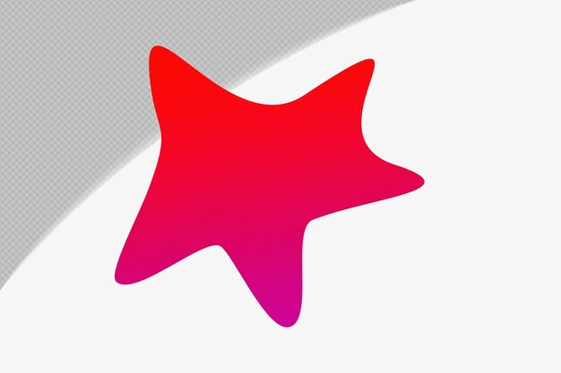 Abstract Form durchsichtiges körniges Gradientenelement mit roter Farbe Vorlage psd png Design