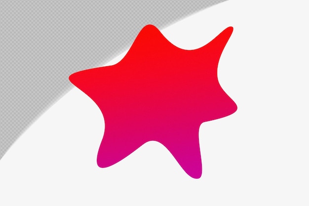 Abstract Form durchsichtiges körniges Gradientenelement mit roter Farbe Vorlage psd png Design