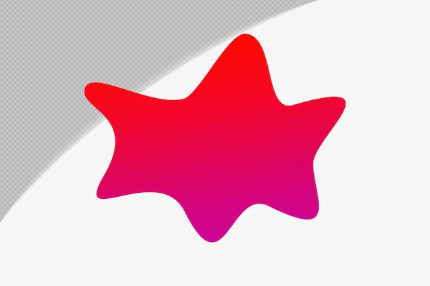 Abstract Form durchsichtiges körniges Gradientenelement mit roter Farbe Vorlage psd png Design
