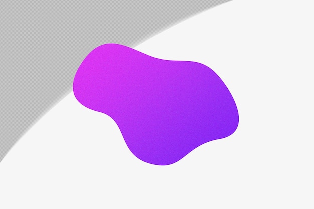 Abstract Form Gradient Element mit lila Farbe Vorlage psd png Design