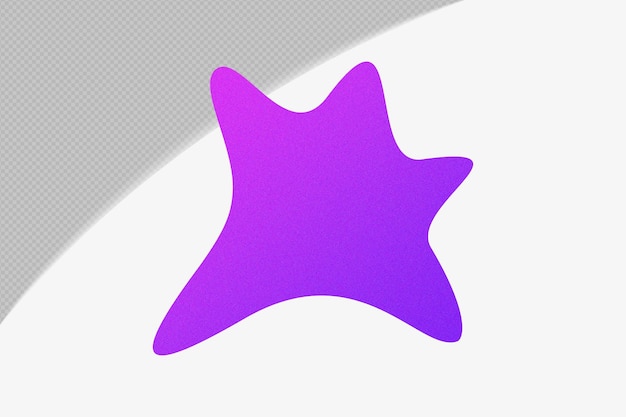 Abstract Form Gradient Element mit lila Farbe Vorlage psd png Design