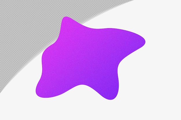 Abstract Form Gradient Element mit lila Farbe Vorlage psd png Design