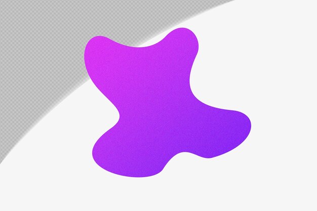 Abstract Form Gradient Element mit lila Farbe Vorlage psd png Design