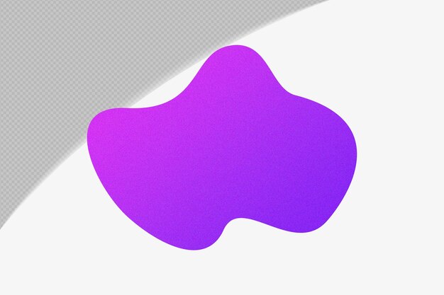 Abstract Form Gradient Element mit lila Farbe Vorlage psd png Design