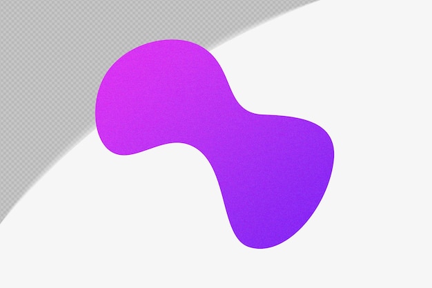 Abstract Form Gradient Element mit lila Farbe Vorlage psd png Design