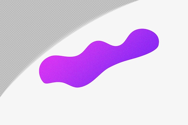 Abstract Form Gradient Element mit lila Farbe Vorlage psd png Design