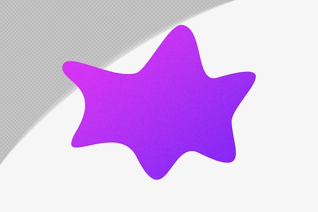 Abstract Form Gradient Element mit lila Farbe Vorlage psd png Design