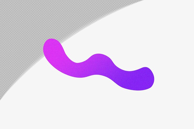 PSD abstract form gradient element mit lila farbe vorlage psd png design