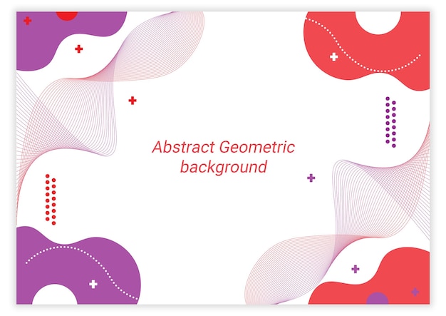 PSD abstract geometric background