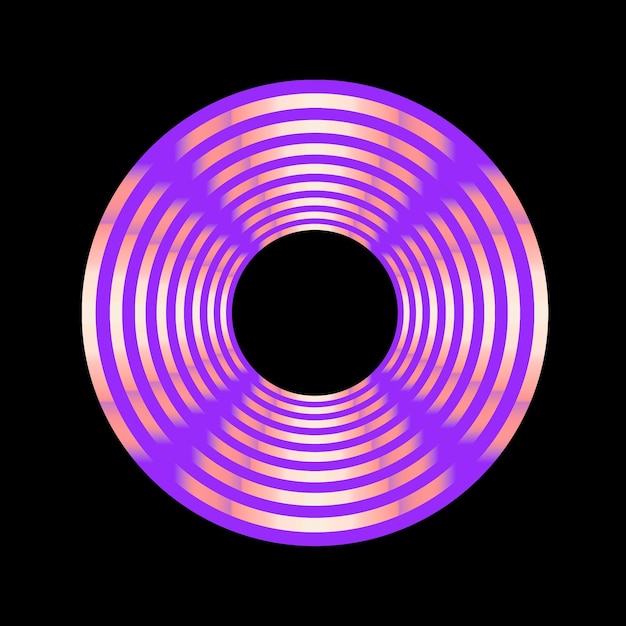 Abstract Geometric Ring Pattern