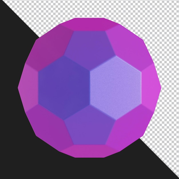 Abstract geometric shape futuristic gradient material design 3d rendering
