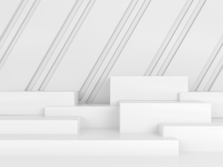 PSD abstract geometric shape pastel color template minimal modern style concept 
