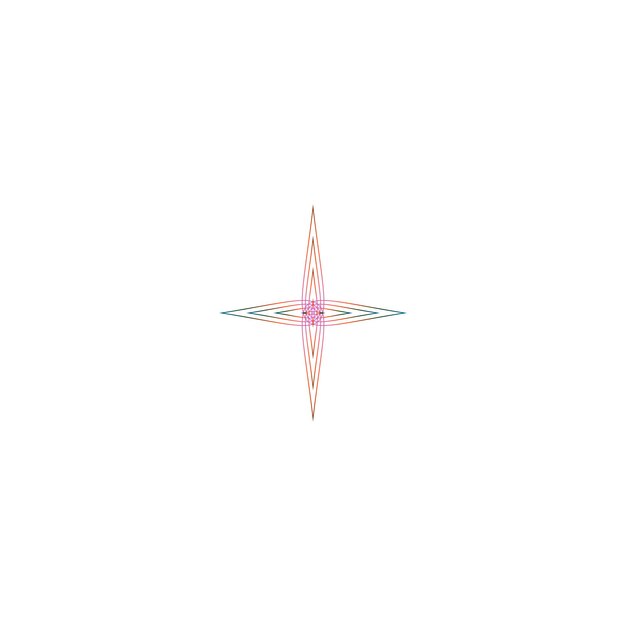 Abstract Geometric Starburst Pattern (modello geometrico di esplosione stellare)