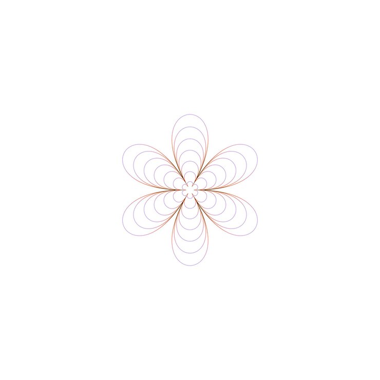 PSD abstract geometric starburst pattern
