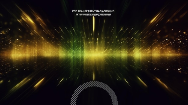 abstract glowing gold vertical lighting lines on dark background with lighting effect and sparkle