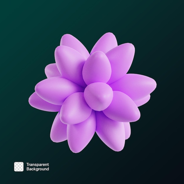 Abstract Gummy Shape 3D-Icon PNG-Vorlage