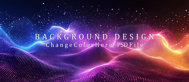 Abstract Hintergrund mit schimmernden Wellen