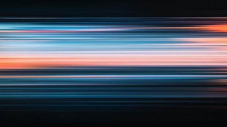 PSD abstract horizontal streaks of light