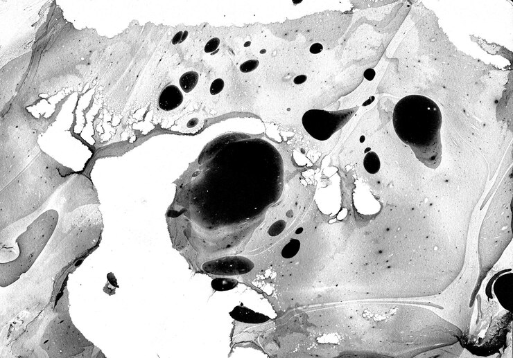 PSD abstract liquid black acrylic art marble texture png