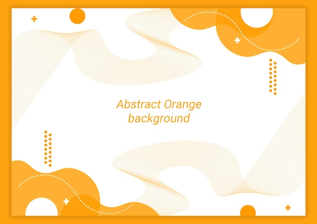 PSD abstract orange geometric background