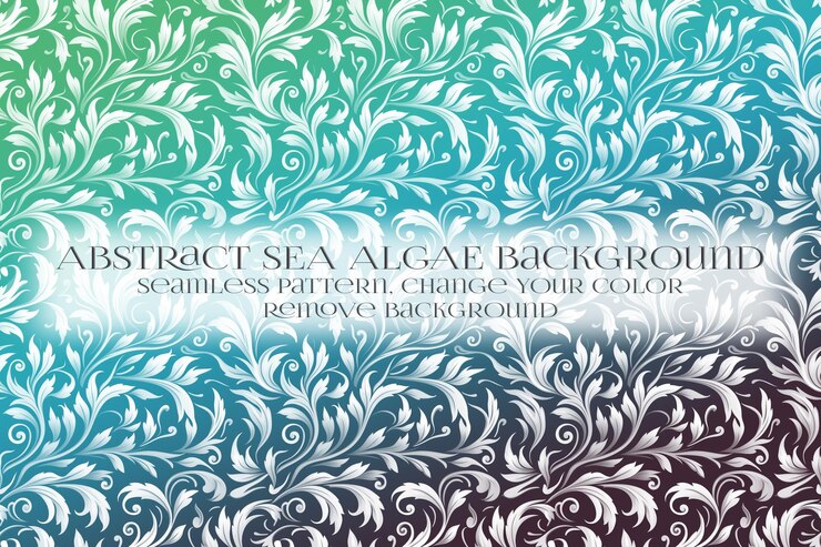 PSD abstract padrão de algas marinhas na remoção da textura de fundo