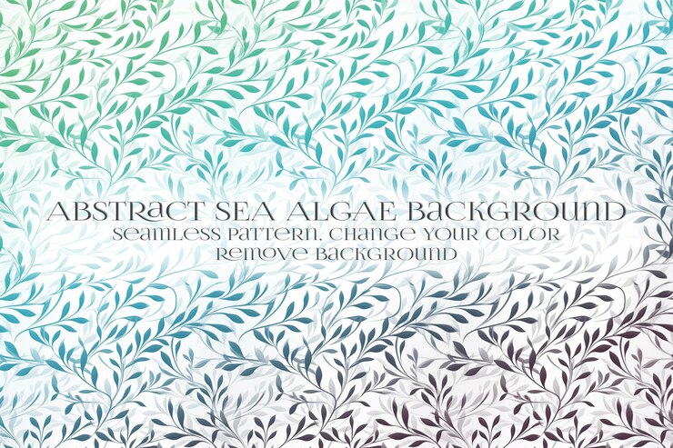 PSD abstract padrão de algas marinhas na remoção da textura de fundo