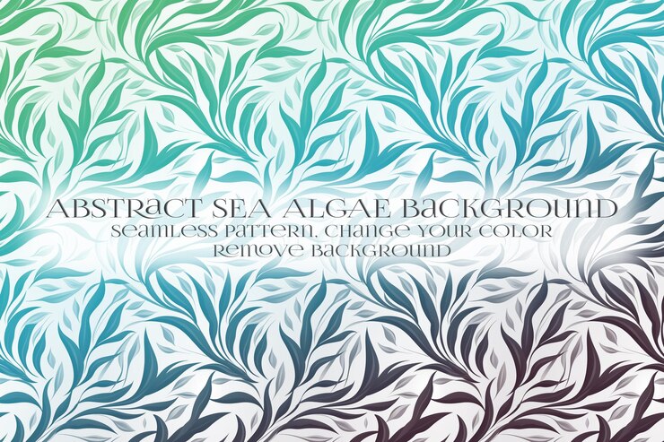 PSD abstract padrão de algas marinhas na remoção da textura de fundo