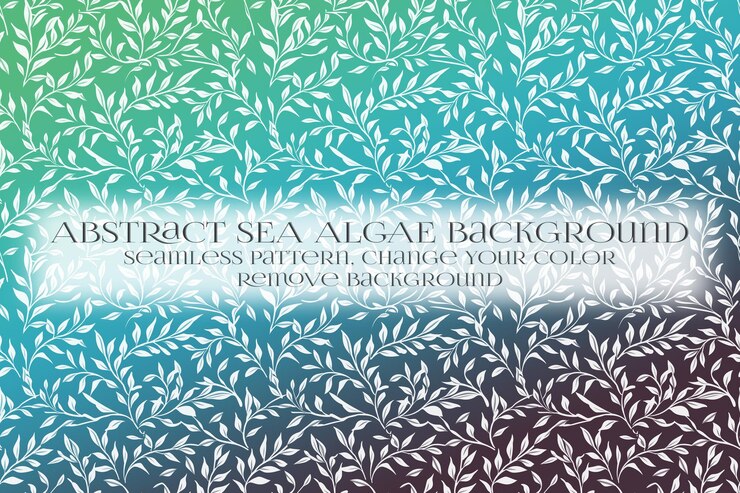 PSD abstract padrão de algas marinhas na remoção da textura de fundo