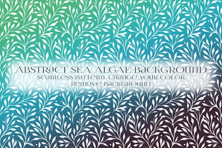 PSD abstract padrão de algas marinhas na remoção da textura de fundo