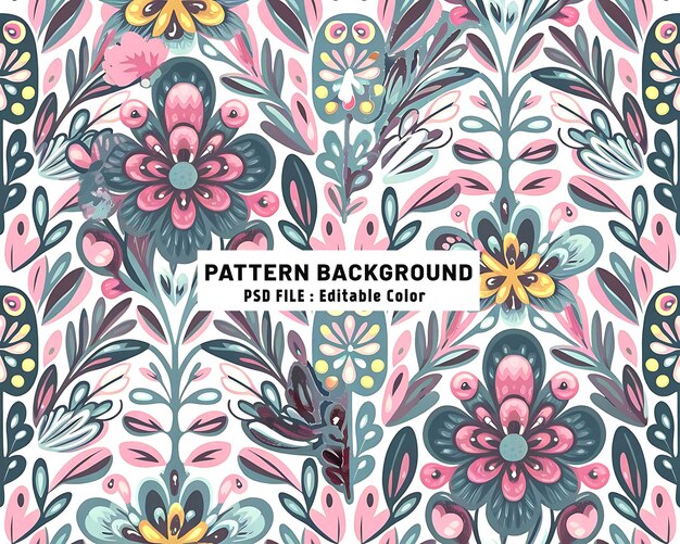 abstract pattern background PSD editable color
