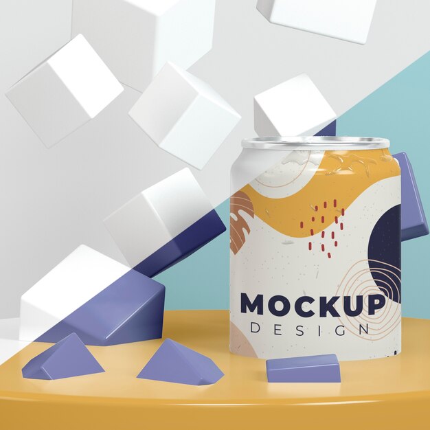 Abstract può confezionare mock-up
