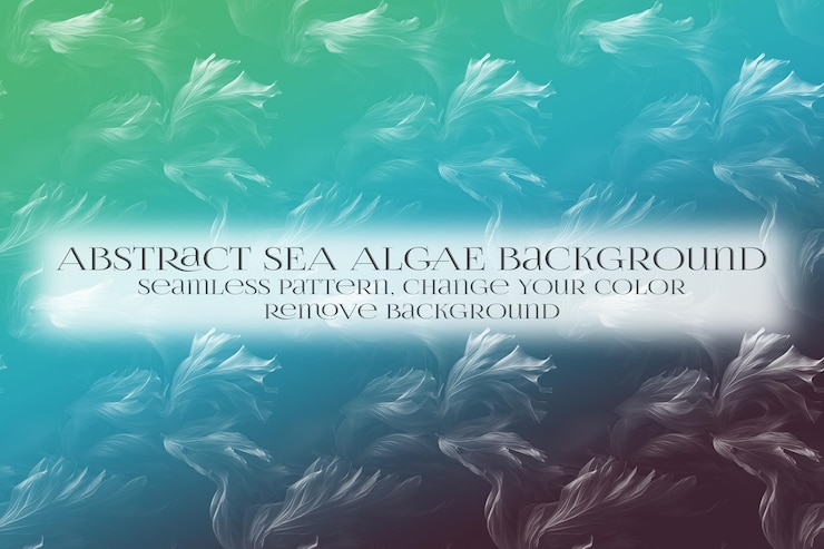 PSD abstract sea algae pattern su remove background texture