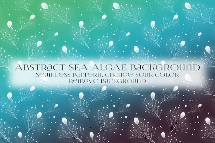 PSD abstract sea algae pattern su remove background texture