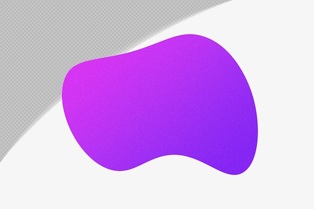 abstract shape gradient element with purple color template psd png design