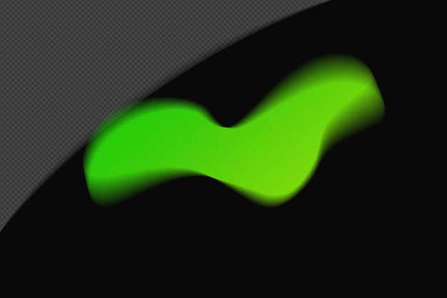 Abstract Shape transparent Mesh Grainy Blur Gradient Element with Neon Green Color template psd png design
