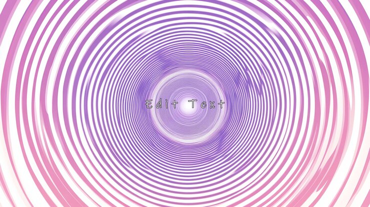 PSD abstract swirling purple and white spiral tunnel