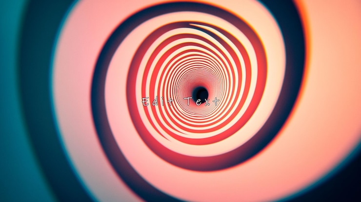 PSD abstract swirling vortex tunnel