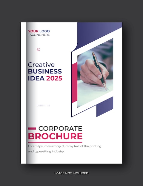 Abstract Unternehmensprofil Vorlage für den Cover des Jahresberichts, der Broschüre oder des Buches
