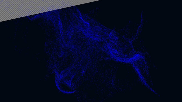 Abstract wave light Particles Background Bokeh Particles