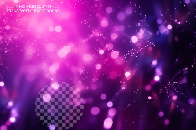 Abstract weihnachtsviolett oder rosa funkeln oder glitzerlicht festliche strahlung transparenter hintergrund