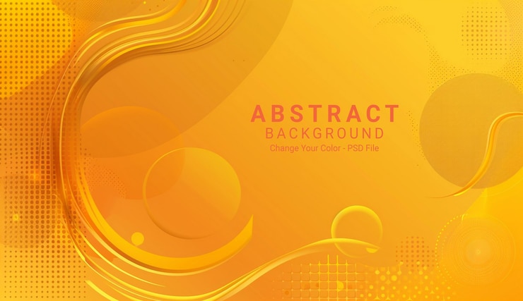 PSD abstract yellow and white background vector presentation design modern light aesthetic template