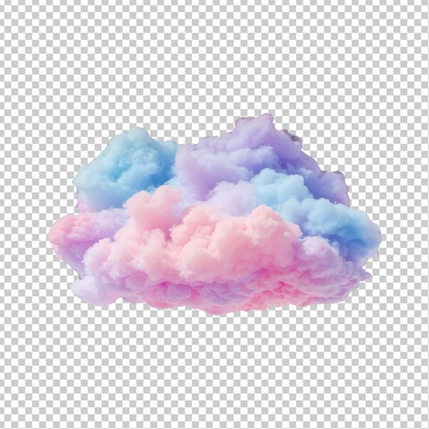 PSD abstracta y pesada nube rosada de neblina