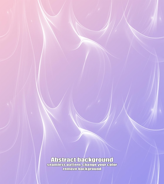 Abstraction transparente sans fin de lignes fluides et droites avec fond coloré de texture isolée