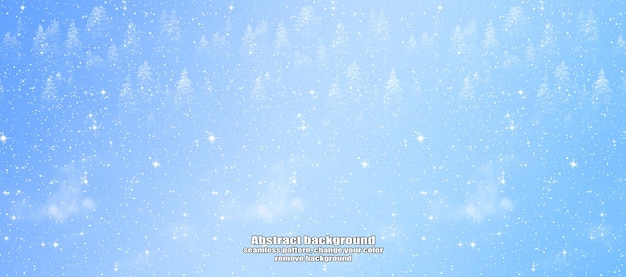 Abstracto de inverno padrão de textura de floco de neve com personalização de cor e fundo transparente