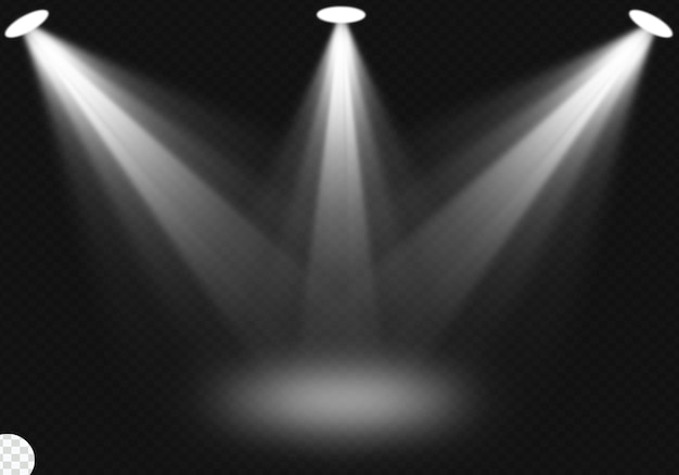Abstracto foco de spotlight do palco