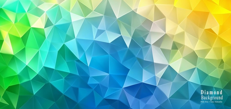 PSD abstracto bajo fondo poli con gradiente de colores pastel ilustración vectorial arco iris poligonal