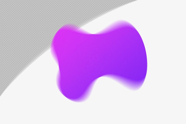PSD abstracto forma transparente malla granulada elemento de gradiente borroso con plantilla de color png de diseño psd