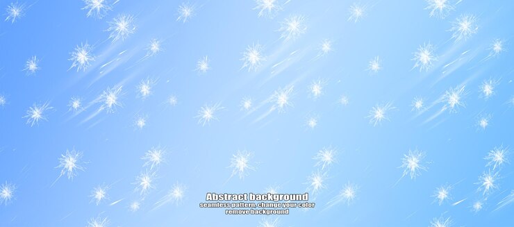 PSD abstracto de invierno patrón de textura de copo de nieve con personalización de color y fondo transparente
